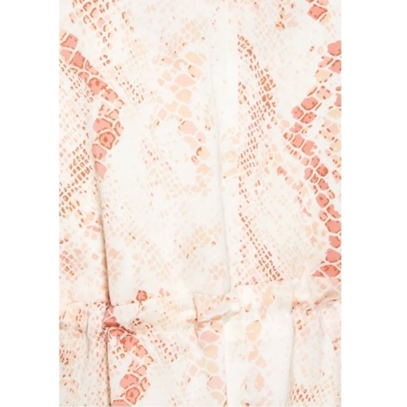 Cupcakes snd Cashmere Heather Snake-Printed Trench Coat 3X - Picture 6 of 10